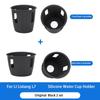 For LI LiXiang L7 L8 L9 2022 2023 Car Center Control Water Cup Holder Wireless Silicone Protection Pad Storage Box Anti Slip Pad