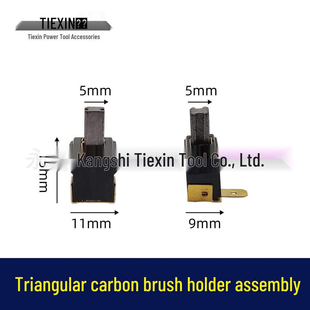Triangular Sander Polisher with Carbon Brush Holder Assembly 5*5 Grooved 00983