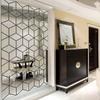 3D Mirror Wall Sticker DIY Diamonds Triangle Acrylic Wall Mirror Stickers for TV Background Home Bedroom Decoration