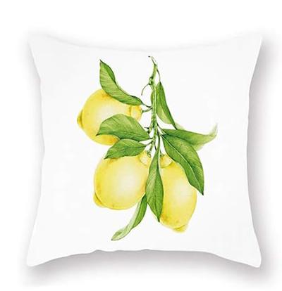 Yellow Lemon Decorative Pillowcase Super Soft Cushion Cover Gift Indoor And Outdoor Home Decoration Pillowcase45X45 Pillow Case
