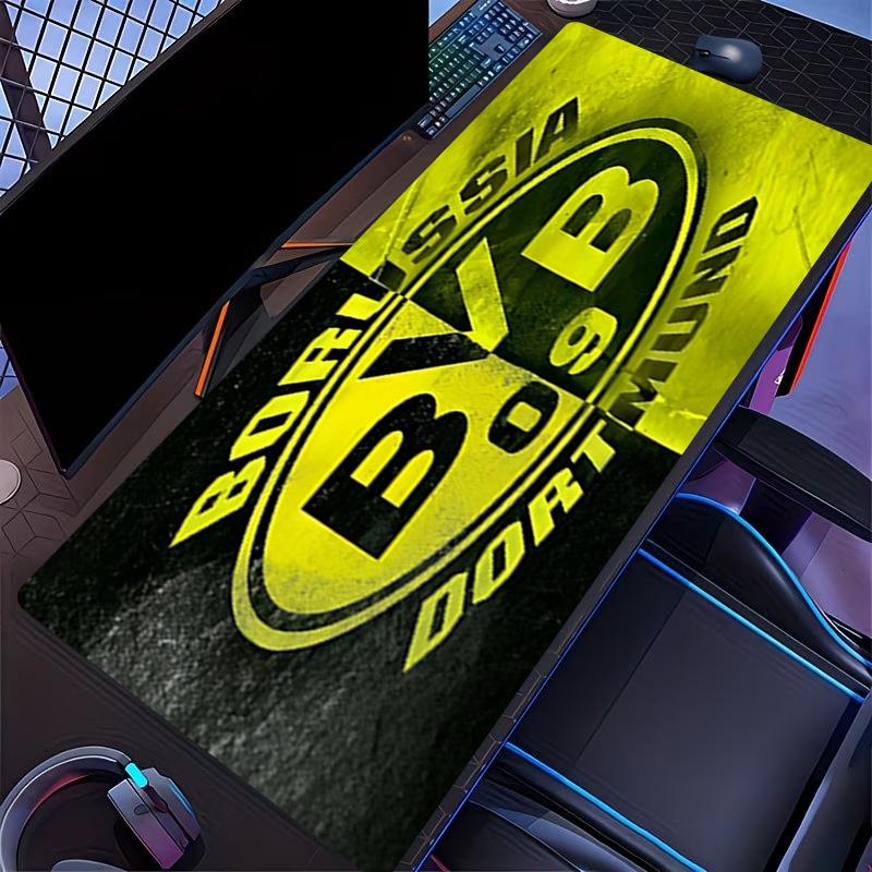 Borussia Dortmund Print Mauspads, für Tastaturpad Laptop PC Matte für Büro Heimgebrauch, Schreibtischdekoration, Perfektes Geburtstagsgeschenk für Gamer