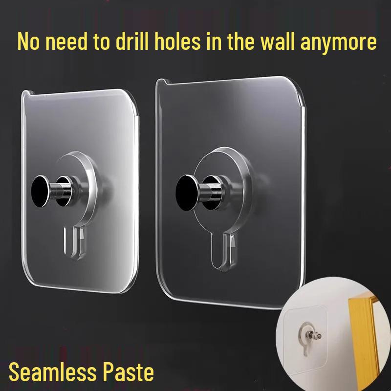 Wedding Photo Invisible Wall Hook - No-Punch Strong Adhesive Seamless Nail