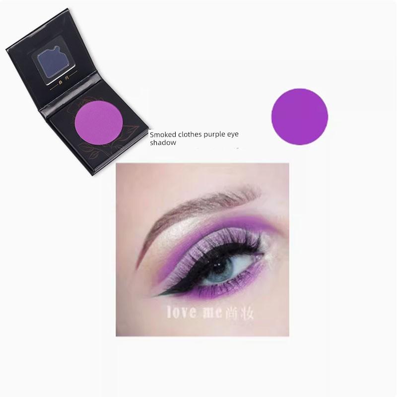 Eye Shadow Plate Matt Dark Purple Monochrome Professional Makeup Eye Shadow