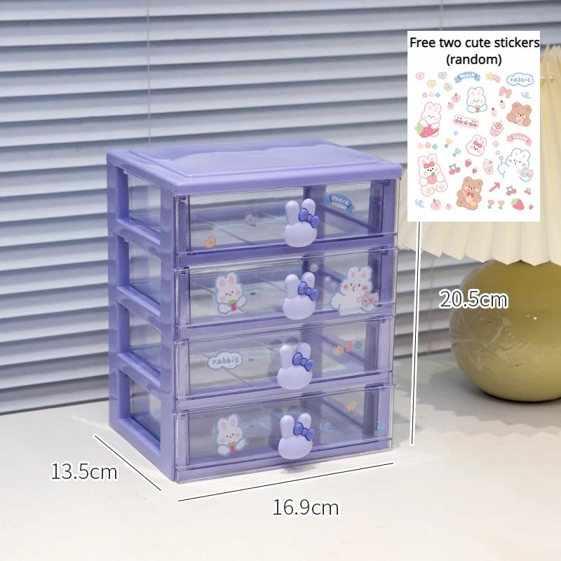 Schreibtisch-Aufbewahrungsbox Organizer Schüler-Schubladenbox Stiftehalter Niedlich Büro Kinder Haarschmuck Schreibwarenregal Organizer Box