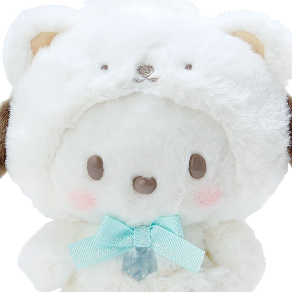 Sanrio Pochacco Plush Fluffy Snow Design x 12 x 22 539384 Toy, Series, Character, 21.5 cm,