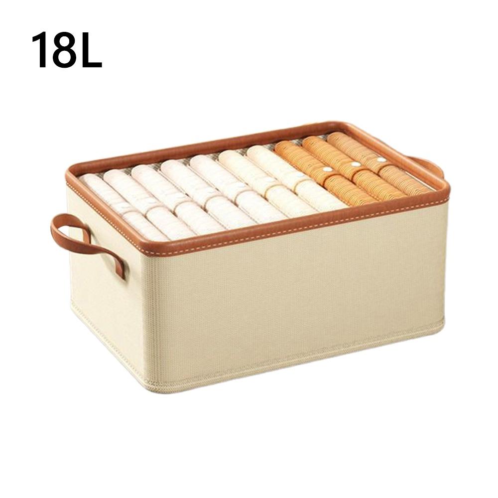 Foldable Clothing Storage Box Separation Wardrobe Clothes Storage Box Household