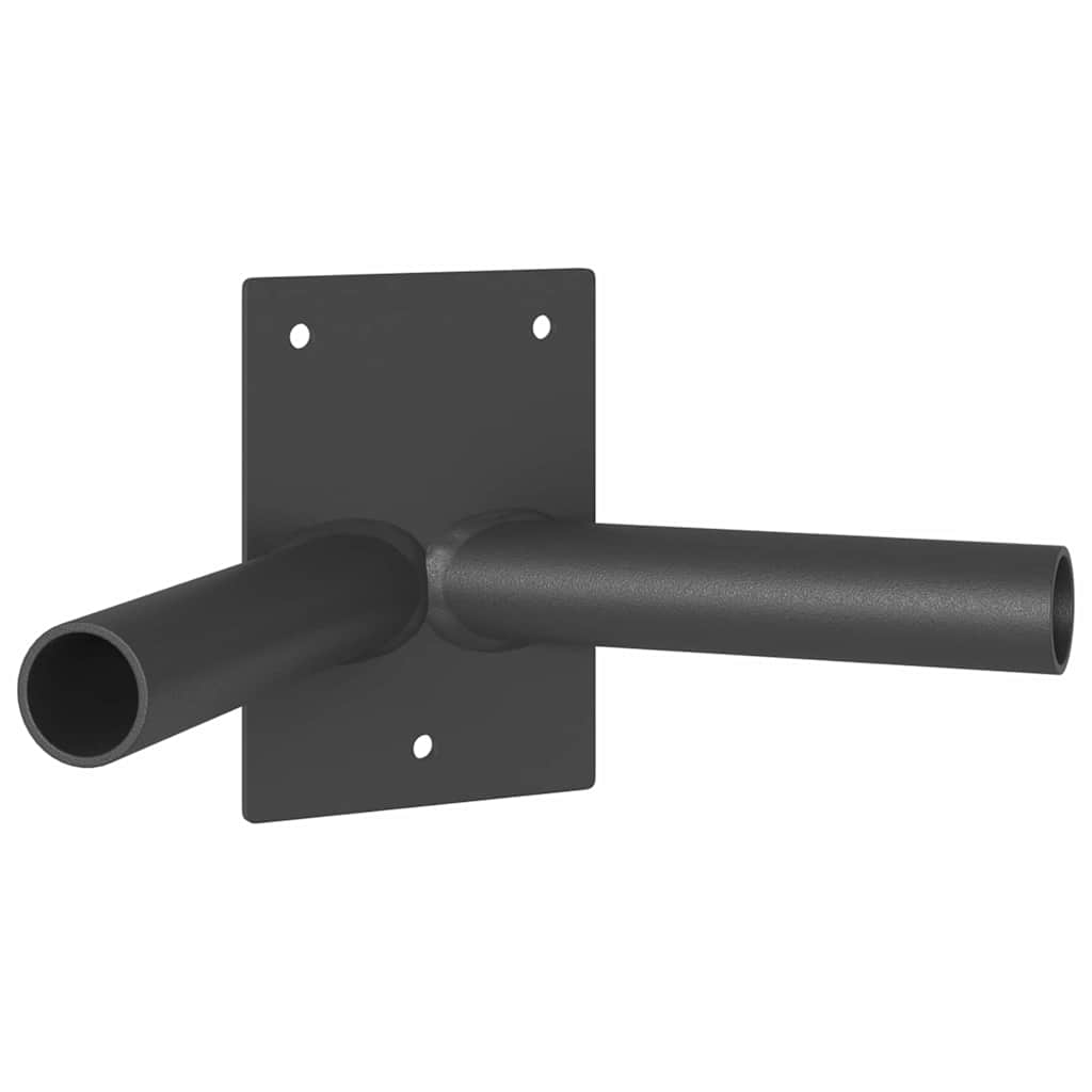Flagpole Holder Black 11.5 X 7.5 X 0.2 Cm Steel