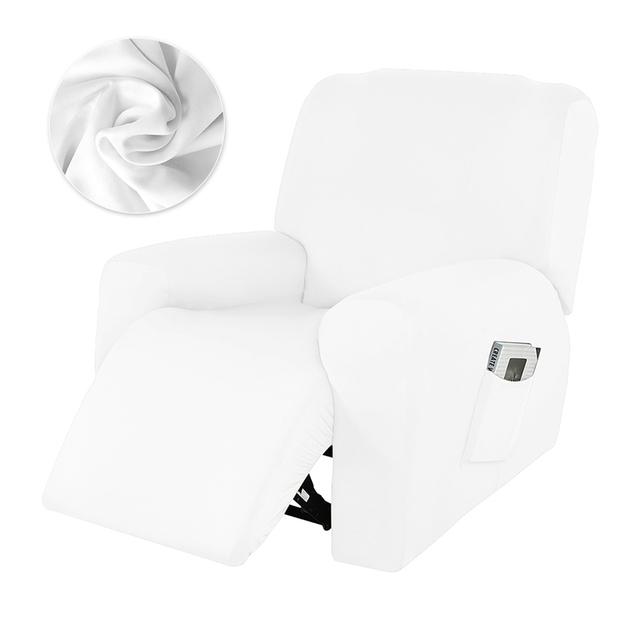 Knitted Recliner Sofa Cover Stretch Sofas Protector For Living Room Lazy Boy Relax Armchair Covers 1 /2 /3 /4 Seater For Home Decor