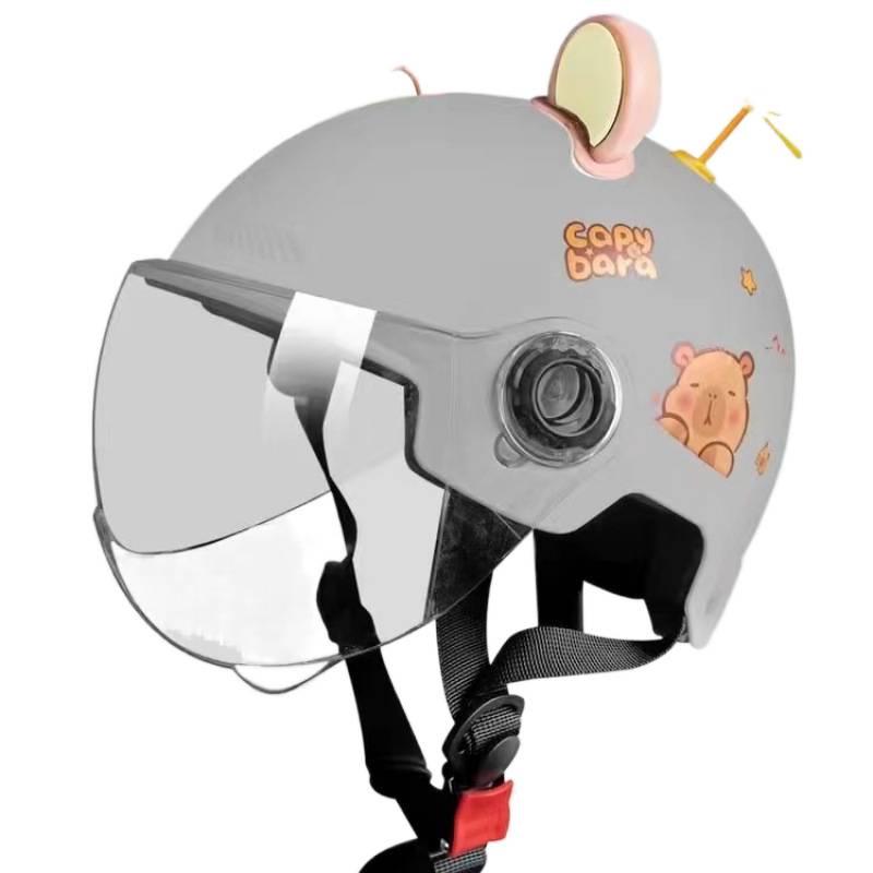 Zertifizierter Kinderhelm für alle Jahreszeiten - Süß, Sicher, Helm für Elektrofahrzeuge für Jungen und Mädchen