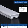 1 Piece Soft Recessed Silicone Diffuser Channel For 5050 Cob Flexible Ribbon Strip Light 1/3/5M Embedded Led Neon Rope Tube