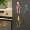 3D Printed Skeleton Human Joint Movable Children's Halloween Toy Creative Refrigerator Magnet