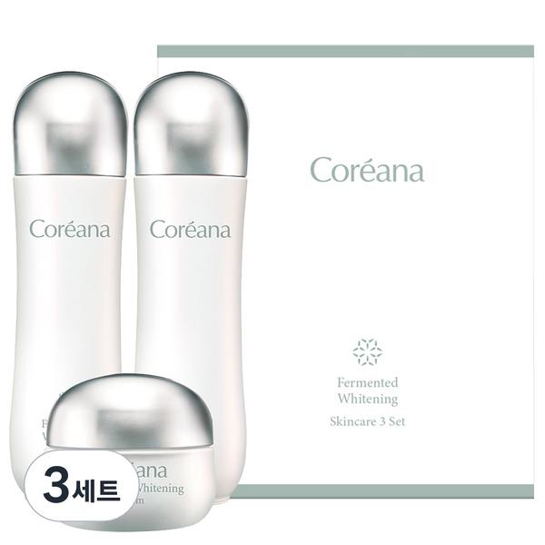 

Koreana Ферментированное отбеливание 3 набора + сумка для покупок Случайная доставка, 3 набора, популярный корейский косметический набор