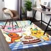 1pc Pikachu, Charmander & Jigglypuff Birthday Party Chair Mat, Non-Slip Carpet for Office, Home Decor, Living Room, Bedroom, Game Room, Festive Gift,