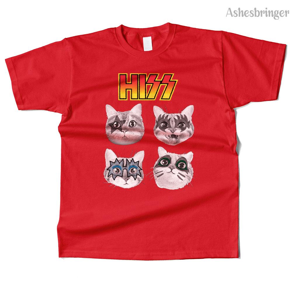 

Mens Cotton Wicked Cats Graphic High Quality T Shirt Street Casual Style Tee for Men and Women M