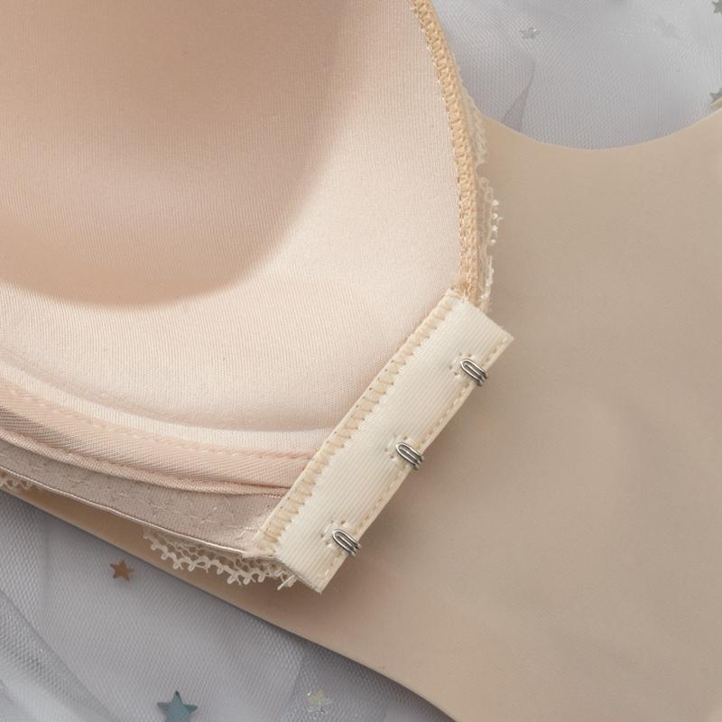 Dünner großer BH mit Schnalle vorne, Spitze, sexy, nahtlos, ohne Stahlring, Weste, schöne Rückenanpassung, Damen-Unterwäsche-BH