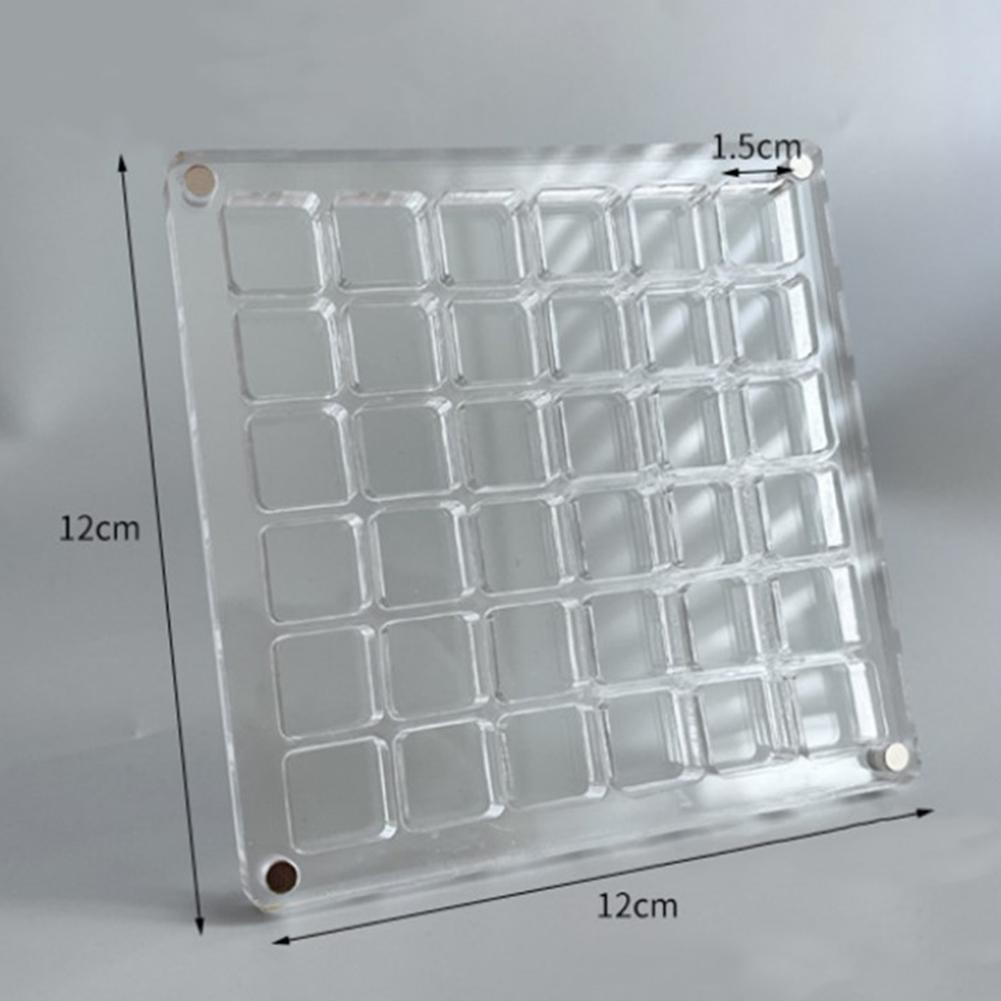 1 Pcs Acrylic Magnetic Seashell Display Box Seashell Display Box Storage Box Small Craft Organizers Compartment