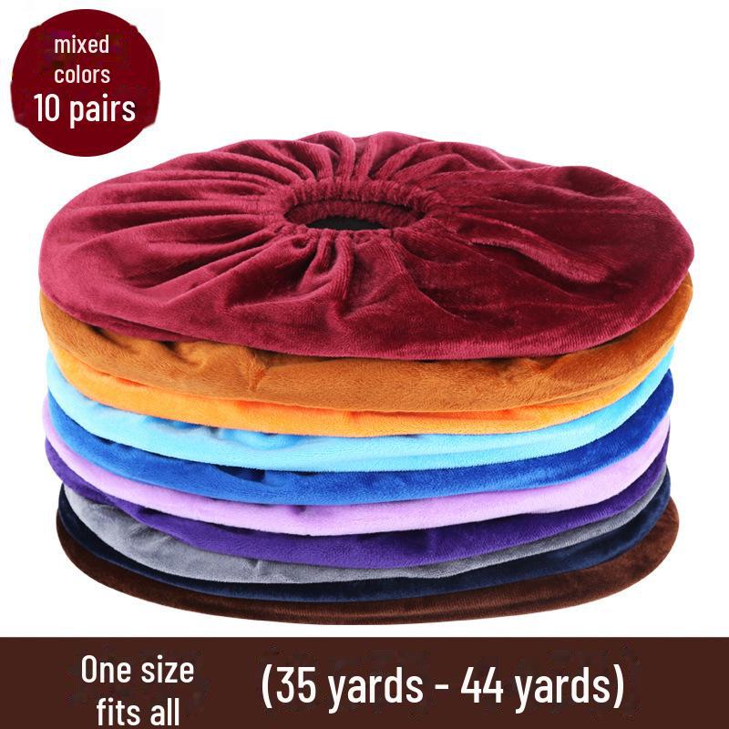 Durable Non-Slip Flannel Shoe Covers for Reusable Indoor Use - Ideal for Kids, Guests, and Students