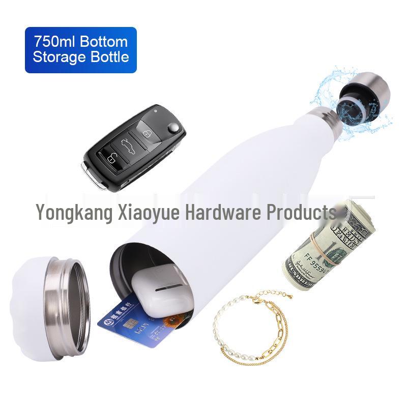 750ml Stainless Steel Insulated Cup with Removable Bottom for Outdoor Use - Cold Storage & Preservation