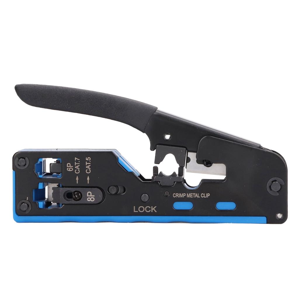 RJ45 Crimpwerkzeug-Set Pass Through All-in-One Ethernet-Crimpzange für 8P 6P RJ-Stecker Crimpung
