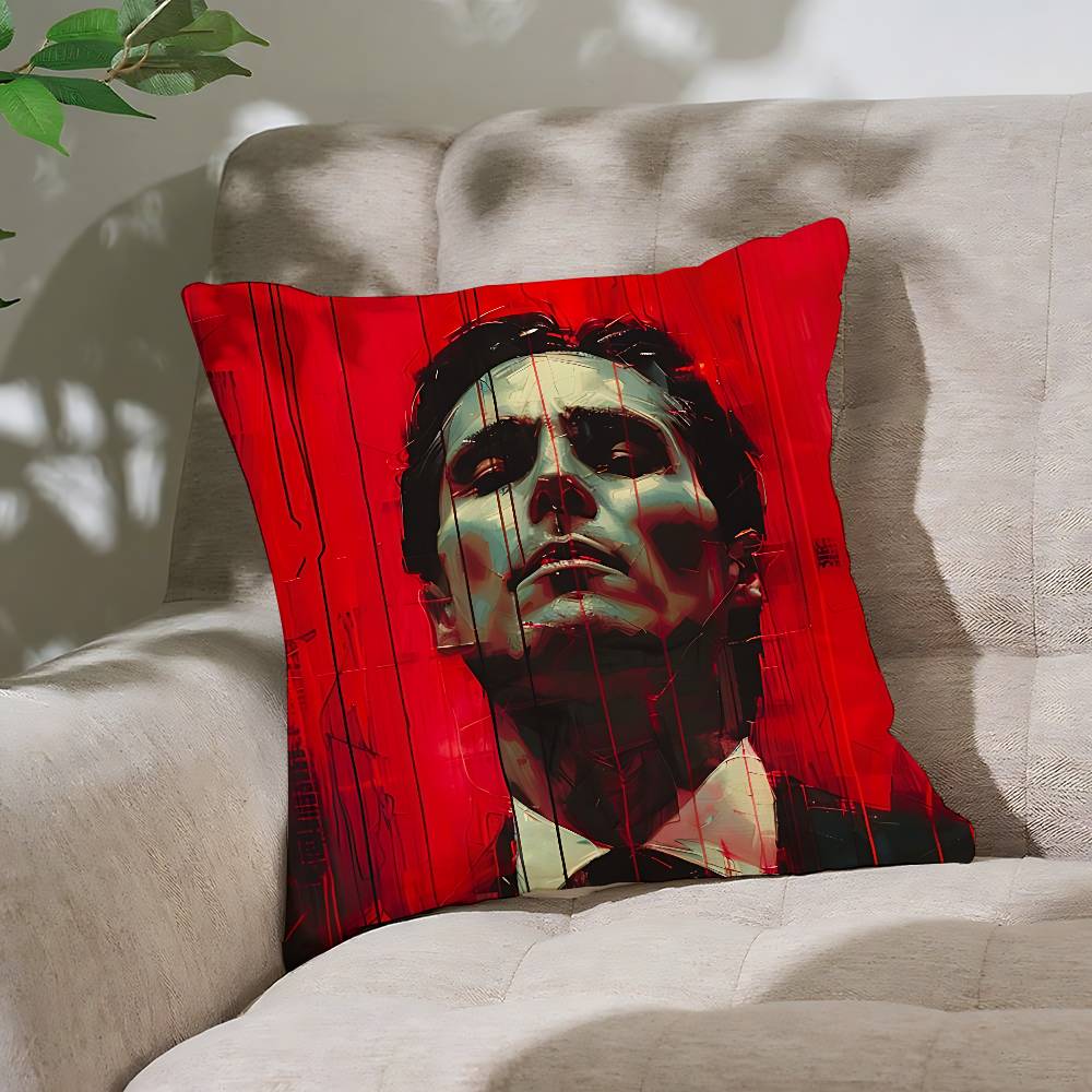 Classic American Physco Pillow Case Throw Pillow Cover Nordic Vintage Style Cushion Covers Home Living  Sofa Couch Seat Decor