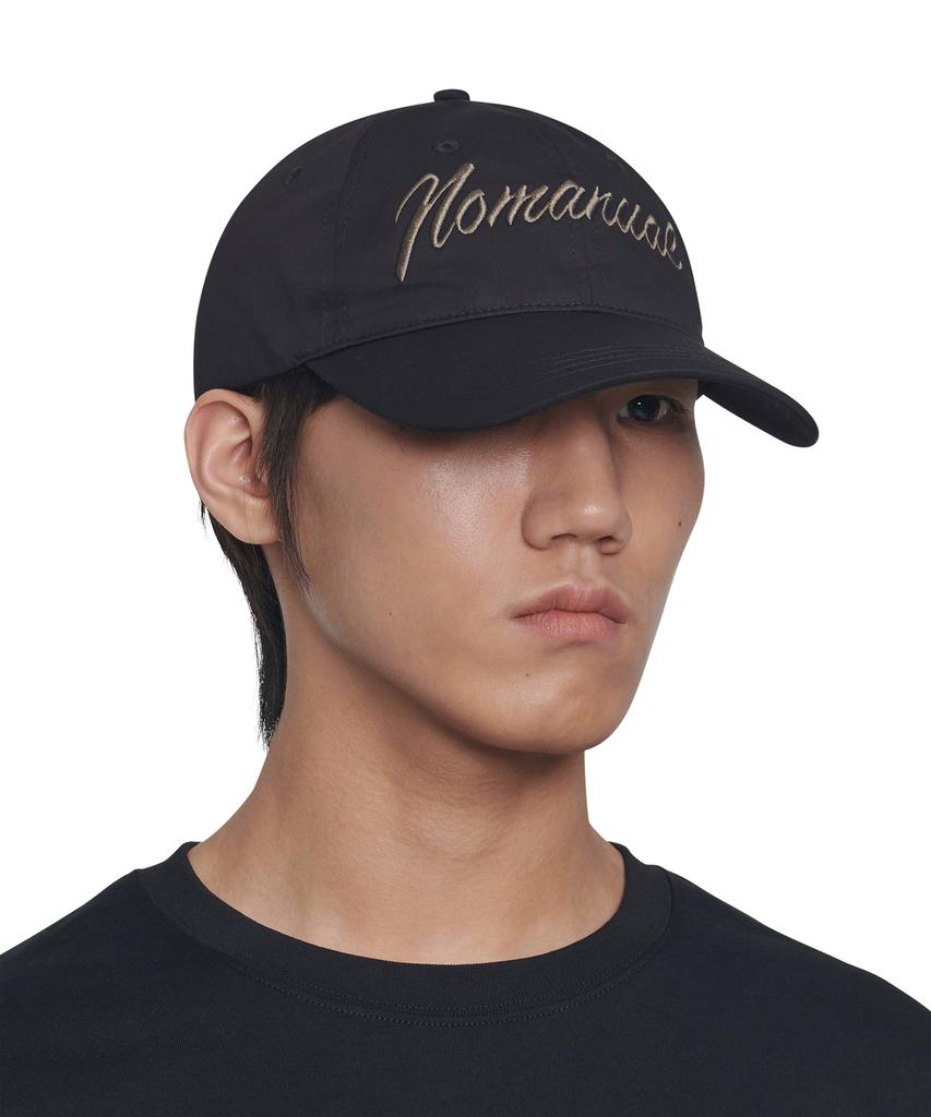 Nomaenyueol Calligraphy Ball Cap - Black
