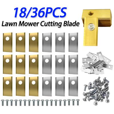 18/36PCS Blades Replacement Stainless Steel Lawn Mower Parts Robotic Lawn Mowers Replacement for Worx Landroid Lawn Mowers