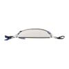 Coach League 41 Color Block Jacquard Adjustable Shoulder Strap Leather Waist Bag Large Women Waist Bag Dark-Gray White Blue C9583-JITXE