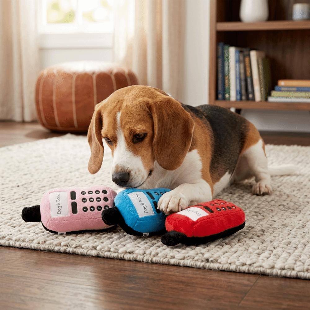 Squeaky Built-in Squeaky Pet Toy Soft Plush Dog Interactive Toy Pet Play Toy Home Entertainment синий
