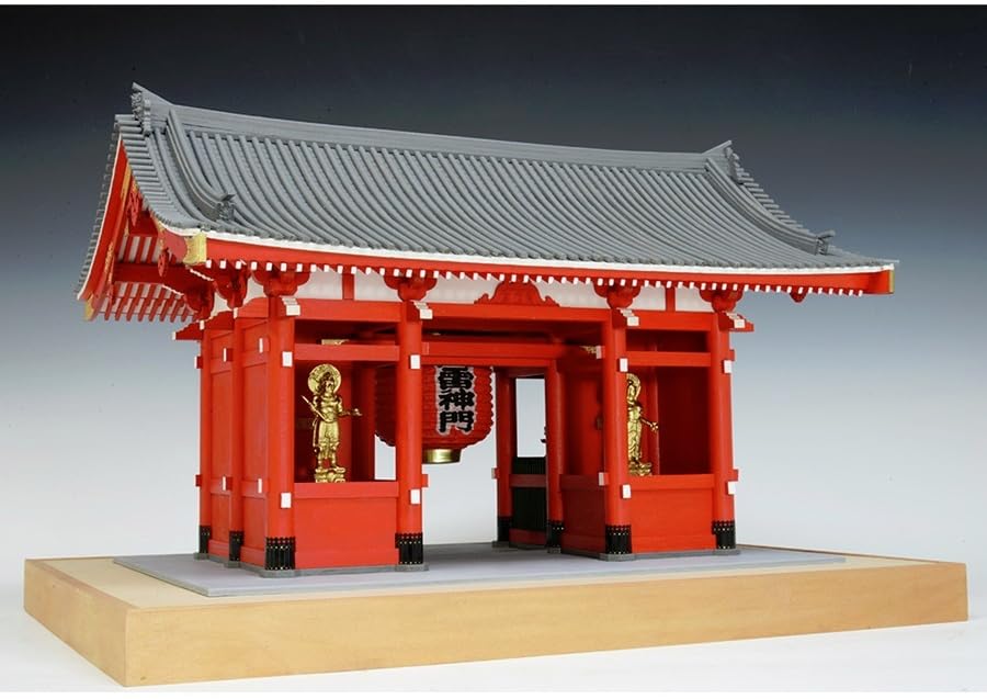 Woody Joe Kaminarimon Wooden Model Assembly Kit 1/50 (Building)