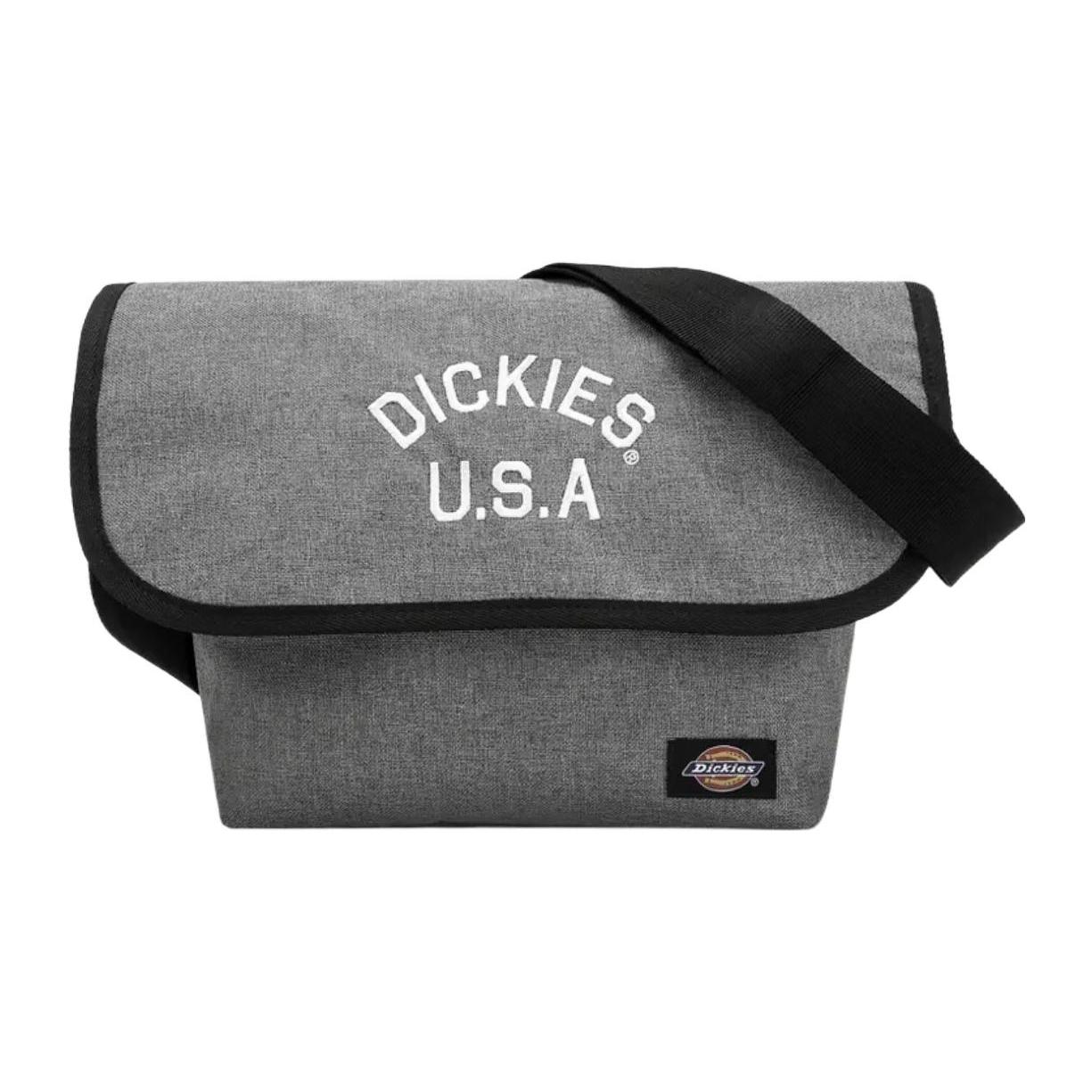 

New Dickies Polyester Messenger Bag, Crossbody Bag, Shoulder Bag Unisex Gray 182U90LBB84DG02 24.1*10.9*23.1CM
