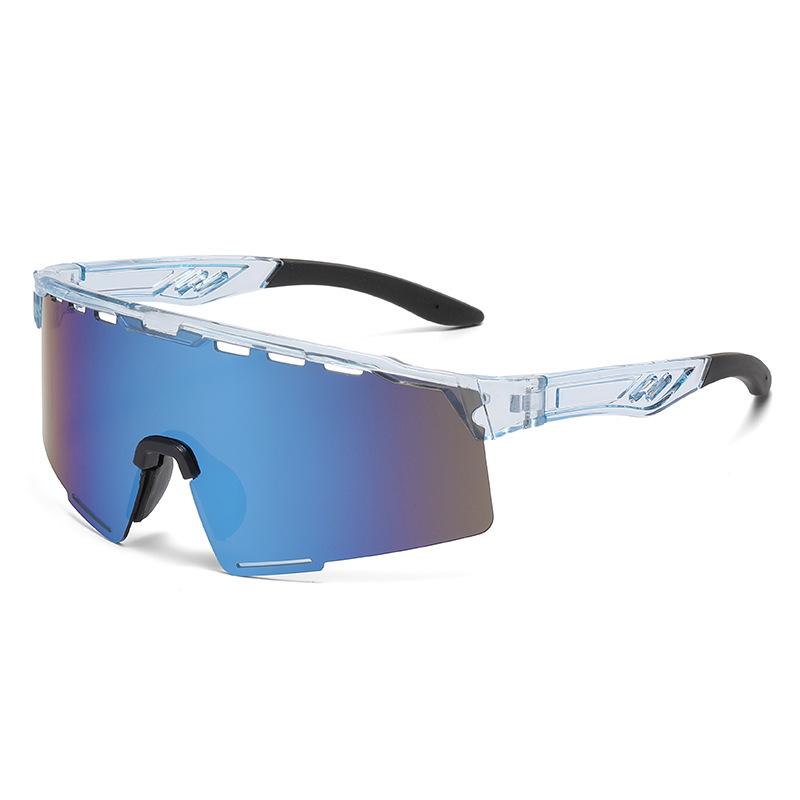 Outdoor Riding Sunglasses One Piece, Windproof And Anti-Dazzling Sunglasses, Colorful Ultra-Light Sports Glasses