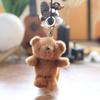 Teddy Bear Plush Keychain Pp Cotton Filled Bag Decor  Kids Gift Animal Stuffed