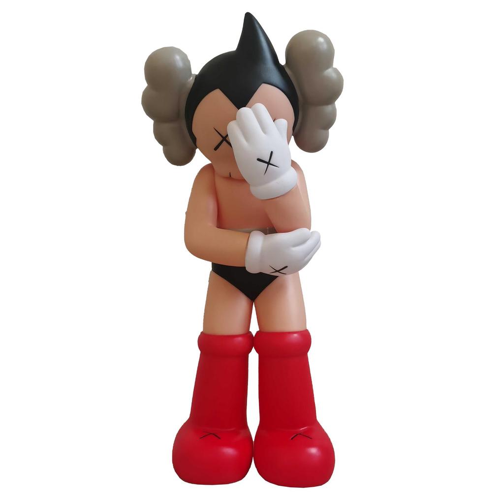 Kaws Semi-Dissected Bear Figure Ornament - Trendy Decorative Toy for Living Room Collection Gift