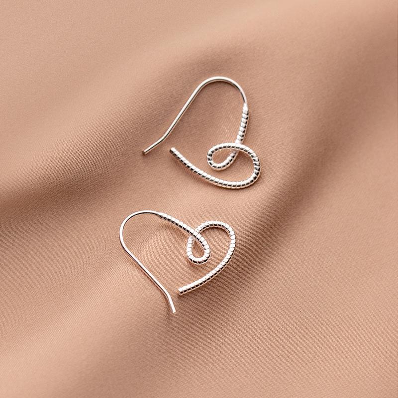 Geometric Simple Line Twist Loop Telephone Rope Love Ear Hook Female, Ear Accessories Earrings