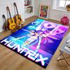 KPOP Hunter Polyester Carpet, Soft Indoor Mat for Office Chair, Living Room, Computer Desk - Decorative Home Office Rug Design