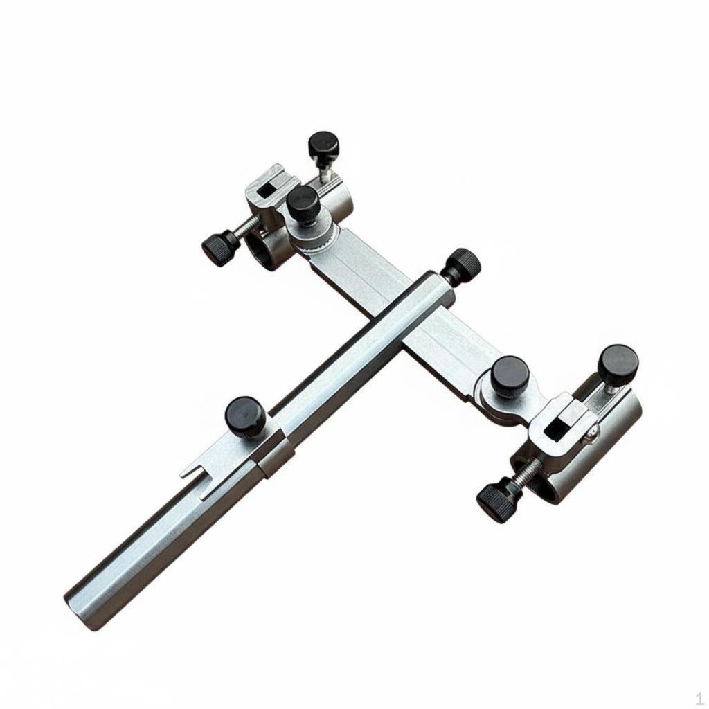 Fishing Box Rod Rack Lightweight Adjustable Double Bracket Detachable Design