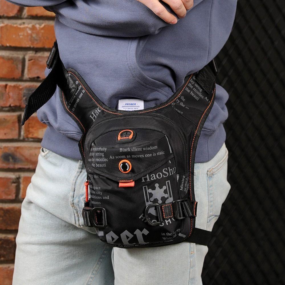 

Nylon Hip Bum Belt Bag Waterproof Thigh Waist Belt Pack Men Drop Leg Bag