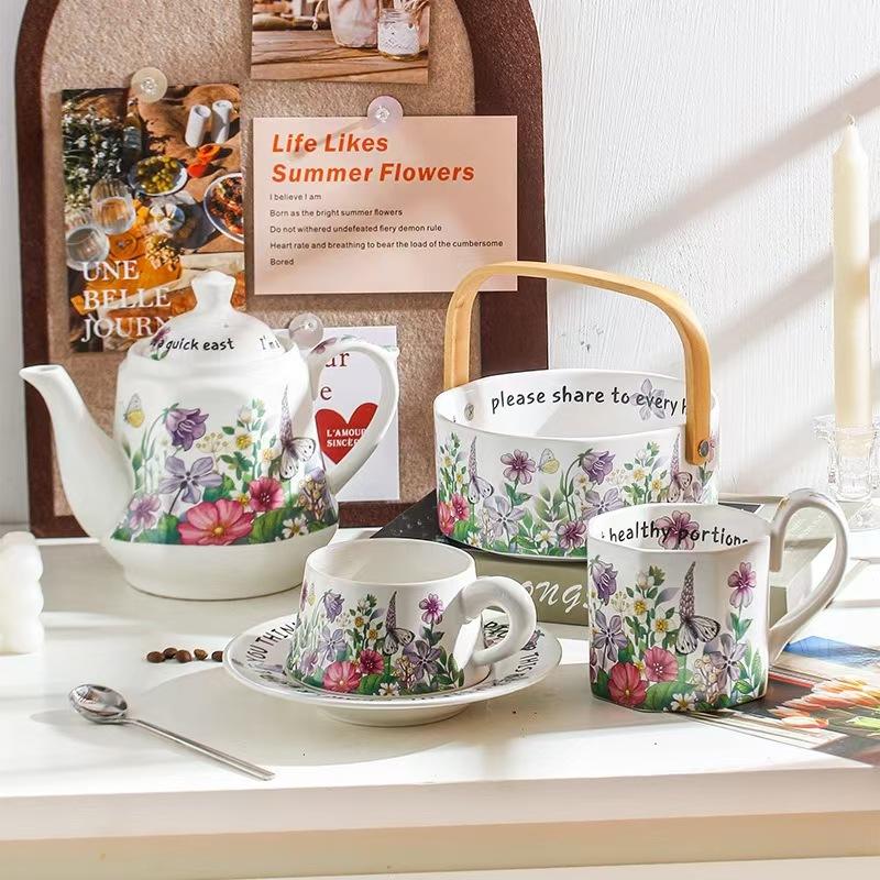 Keramický čajník na prípravu čaju Domácnosť Odolný voči vysokej teplote Zdravotný hrniec Jednoduchý hrniec na prípravu čaju Čínska kanvica Staromódna Cool kanvica Porc