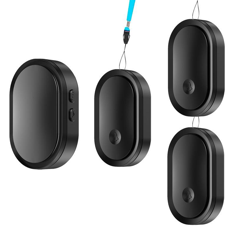 Wireless Elderly Call Button: Home Bedside Patient Care Doorbell for One-Key Assistance.