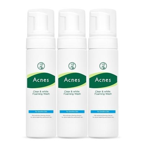 Acnes Clear & White Foaming Wash 150ml x3_636453
