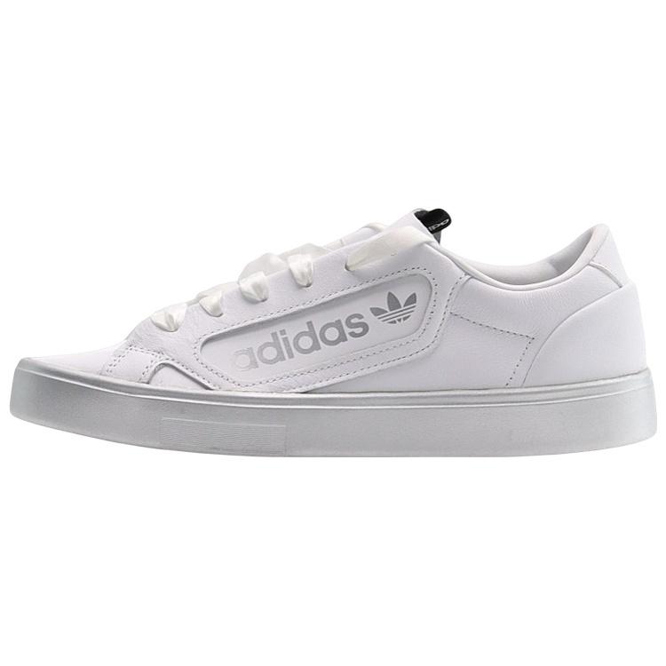 (WMNS) adidas Sleek White Silver Metallic Women s EG7748 EU 36