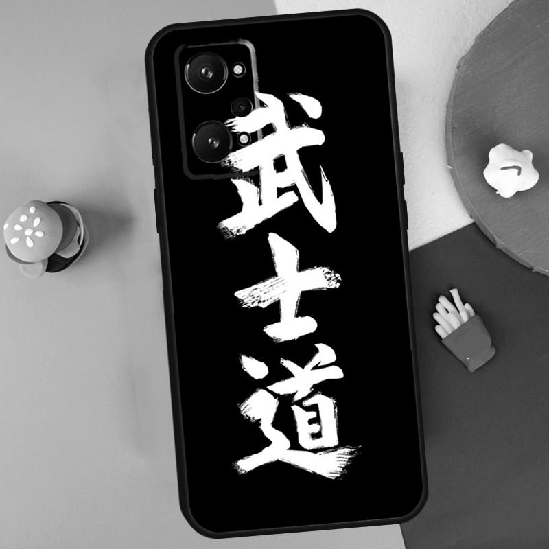 Japanese Bushido Samurai For Realme 11 10 12 13 14 Pro Plus GT 5 6 6T GT7 Pro C61 C53 C51 C21Y C25S C55 C67 C75 Case
