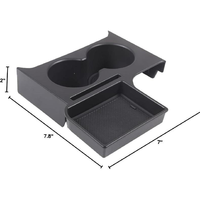 TOYCIDFG Car Center Console Cup Holder Organizer Tray Compatible With Ford Maverick -2025, Ert Assembly Storage Box ABS Interior Accessories Armrest