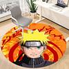Naruto Flame Office Round Area Rug, Under Office Chairs Bedroom Living Room Home Decor  A1022150