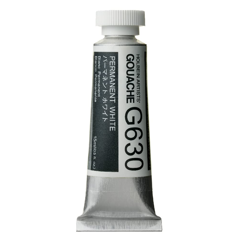 

Holbein Opaque Watercolor Paint G630 15ml Permanent White 03630 Guache