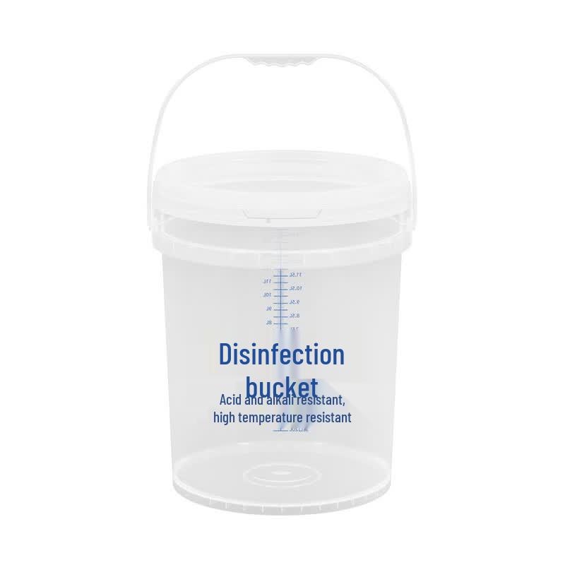 20L Transparent PP Measuring & Disinfection Bucket