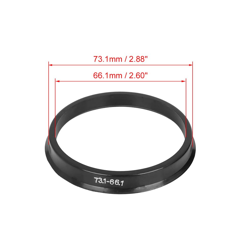 X AUTOHAUX Hub Ring 73.1mm/66.1mm Wheel Hub Ring Hub Centric Ring Hub Center Ring