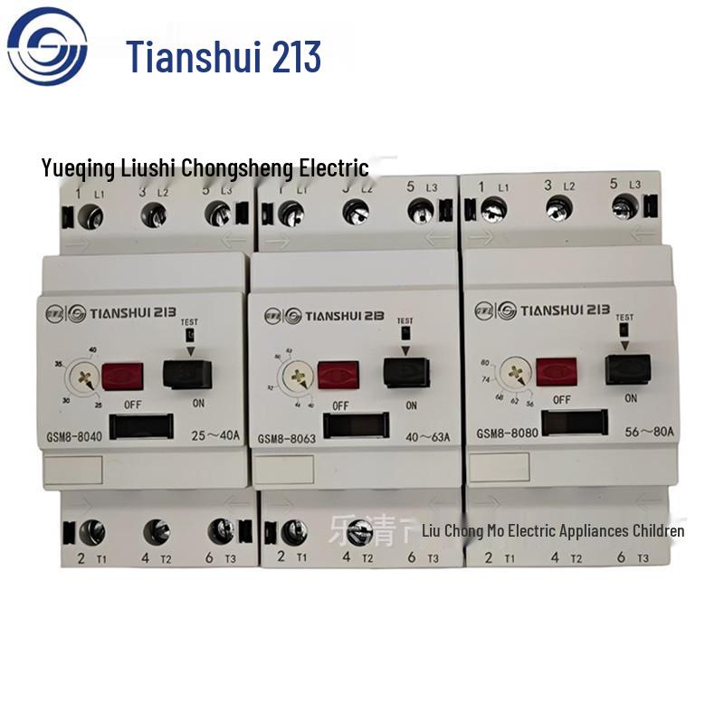 

Original Tianshui 213 GSM8-8063 Motor Circuit Breaker 40-63A