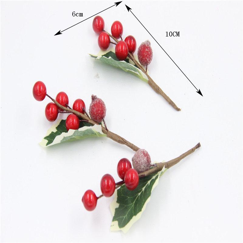 Snowflake Jute Rope & Red Berry Christmas Bouquet DIY Wreath Accessories