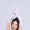 Glossy Shiny Elastic Long Gloves Cosplay Sexy Separate Fingers Guantes Performance Mitten Eldiven Handschuhe Sexy Clubwear Luvas